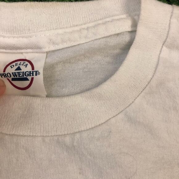 White 2010 American University Hand Star Graphic Tee - Picture 4 of 6